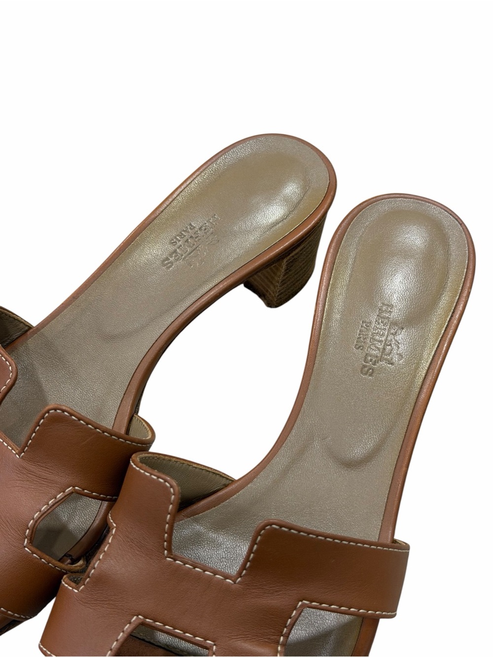 Authentic Hermès Oasis Sandal Heels – Size 38.5 - Picture 14 of 15